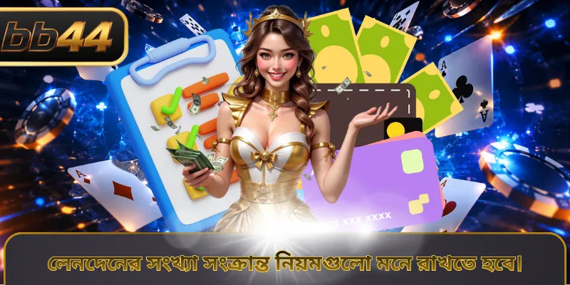 লেনদেনের সংখ্যা সংক্রান্ত নিয়মগুলো মনে রাখতে হবে।